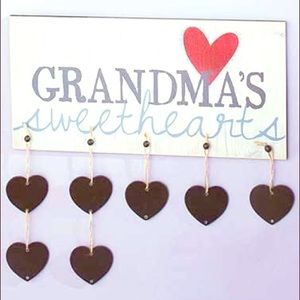 Grandma ‘s  sweethearts plaque